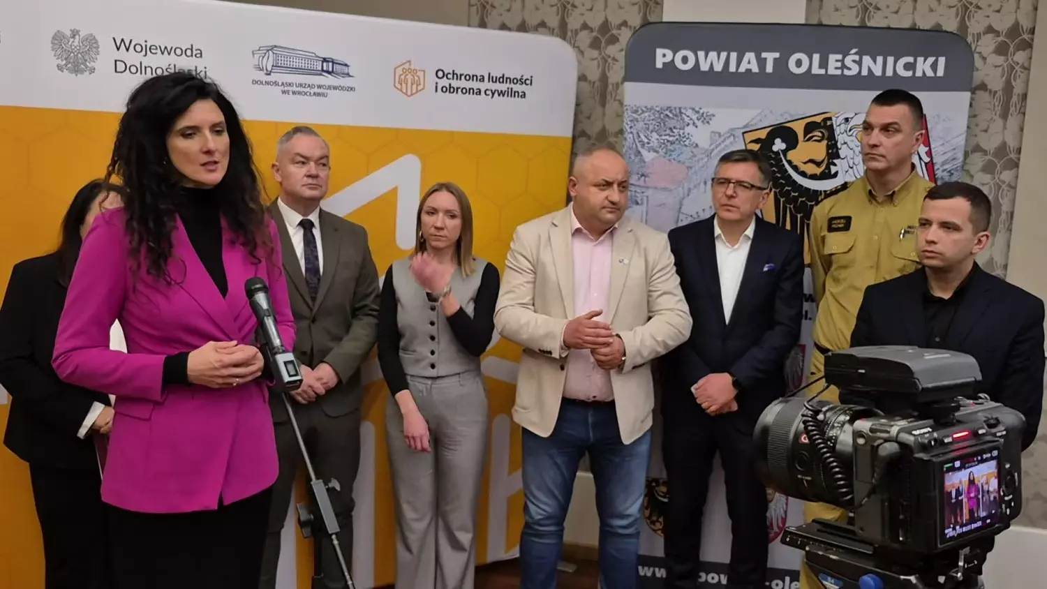 Wojewoda dolnośląska na konferencji w Oleśnicy