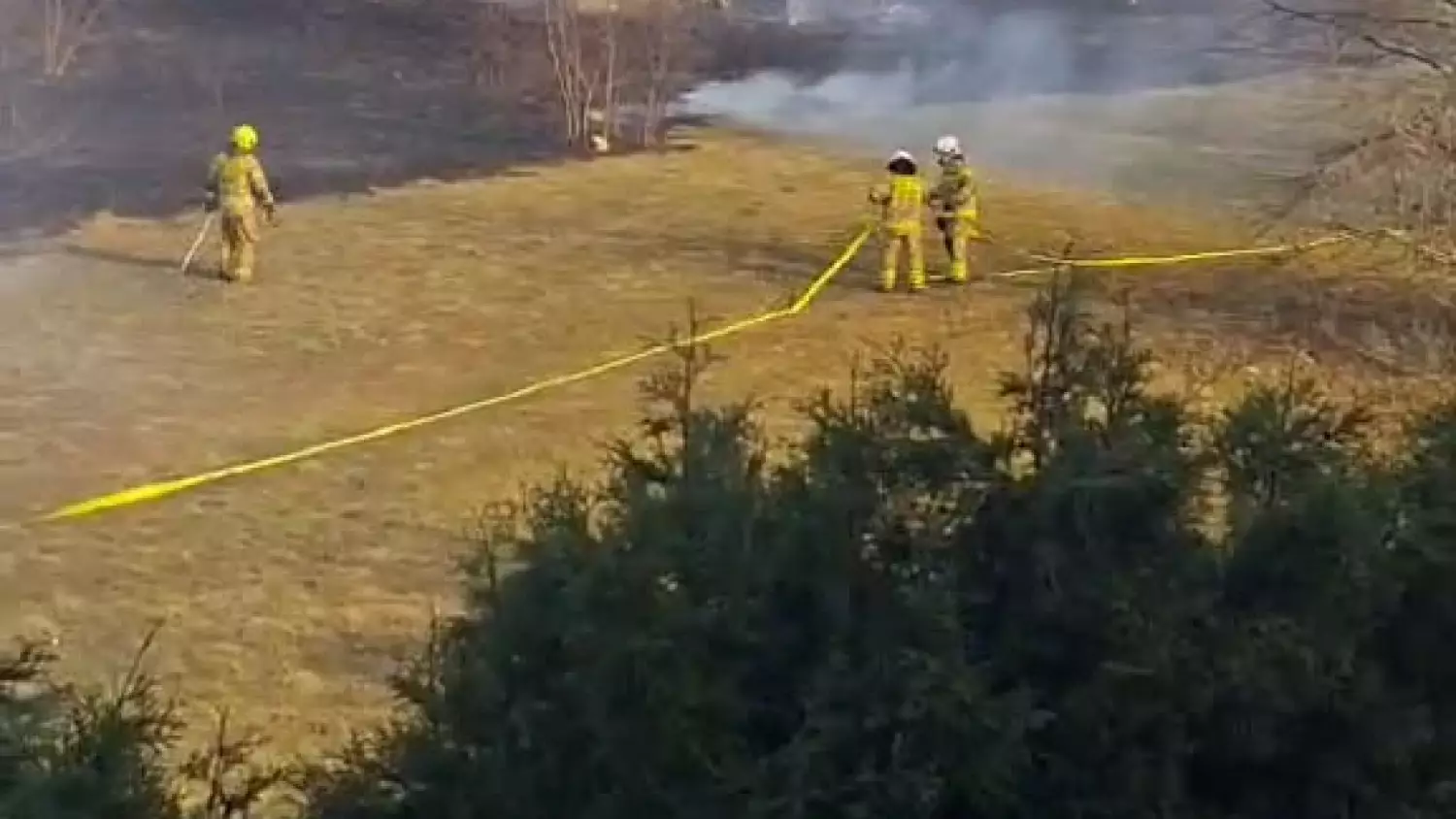Pożar "Kwadratów" w Oleśnicy