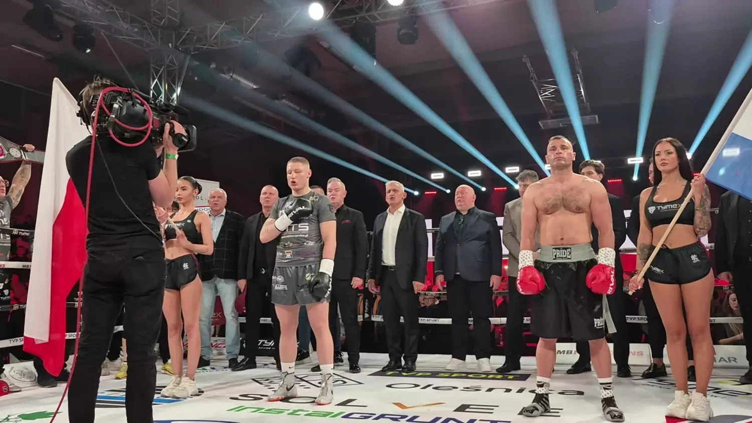 Z Andrzejem Gołotą przed walką wieczoru na Gali Boksu w Oleśnicy